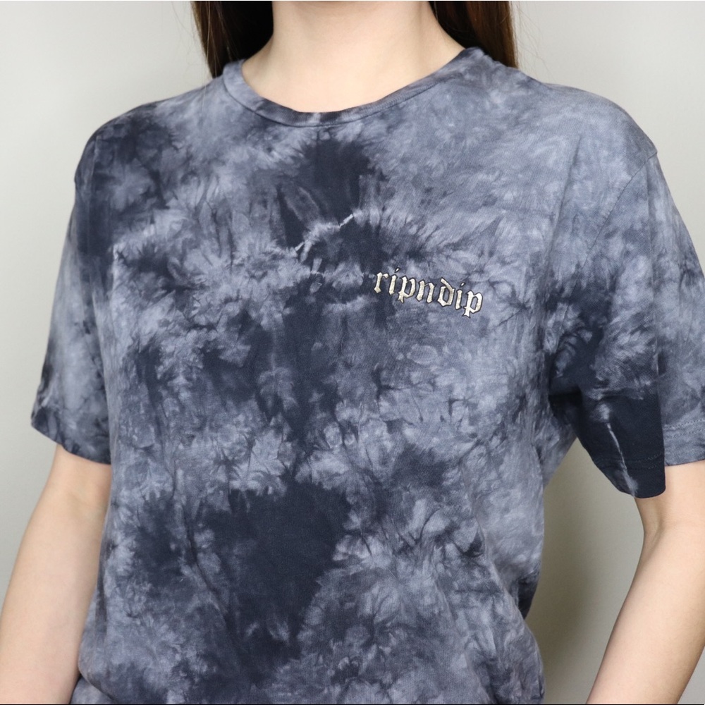 RIPNDIP Tie Dye Purple Shirt